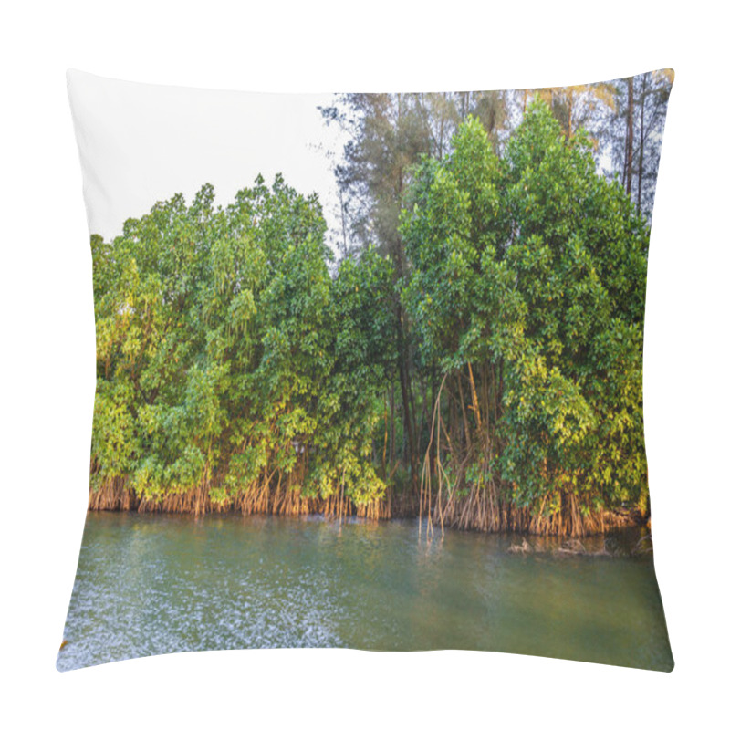 Personality  Cluster Of Mangrove Trees. Pillow Covers