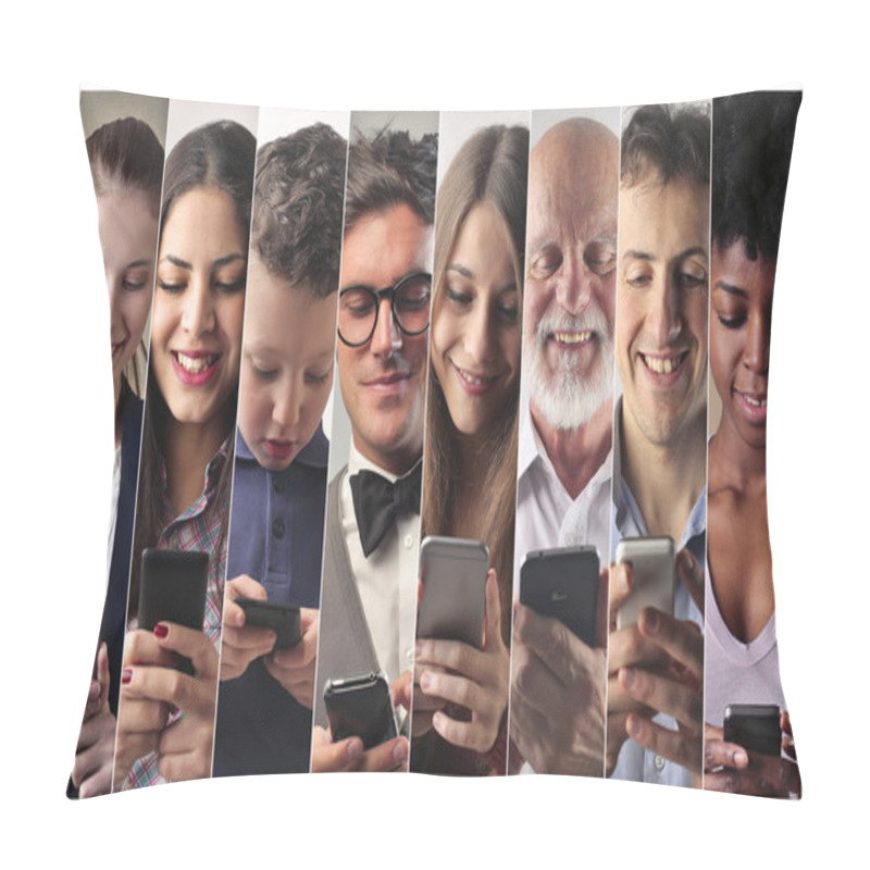 Personality  People Using Telephone Pillow Covers