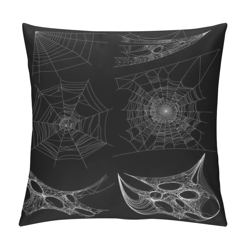 Personality  Spider Web On Wall Corner Pillow Covers