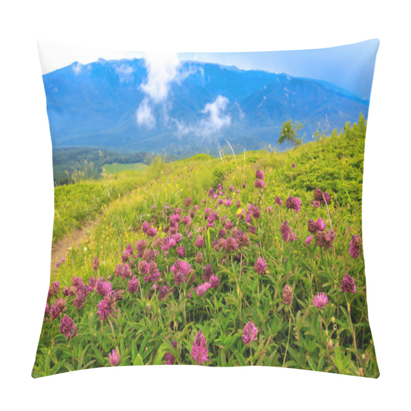 Personality  Wild Flowers On Mountains Meaow Pillow Covers