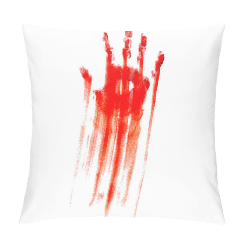 Personality  Bloody Hand Print Pillow Covers