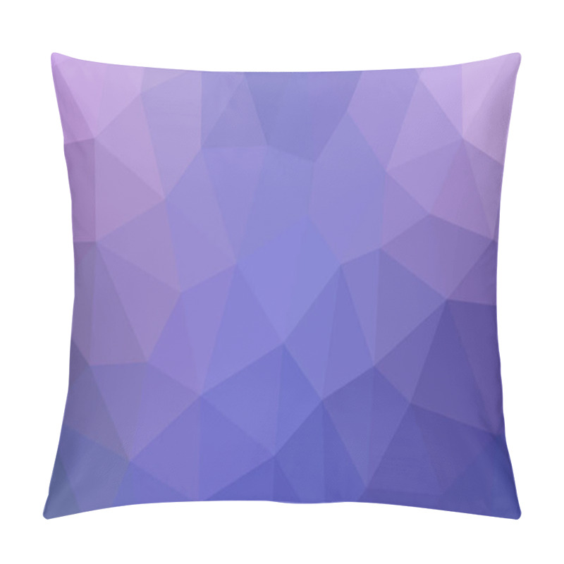 Personality  Light Pink, Blue Vector Gradient Triangles Pattern. Creative Geometric Illustration In Origami Style With Gradient. Triangular Pattern For Your Design. Pillow Covers