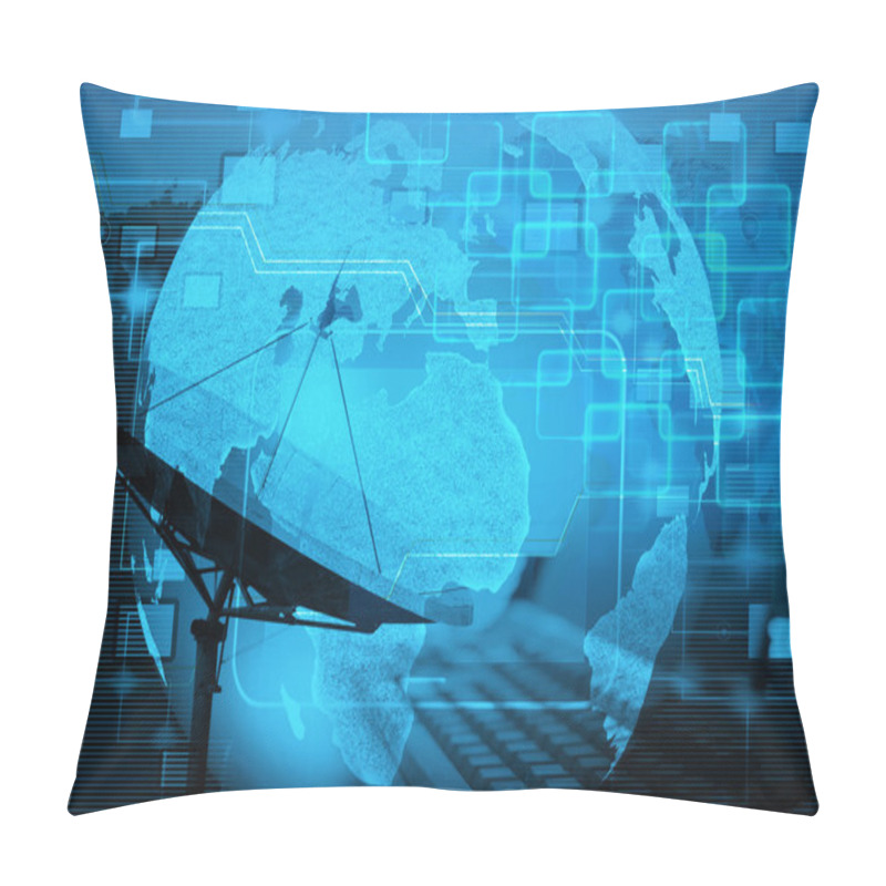 Personality  The Social Network.Internet And Telecommunication Concept Pillow Covers