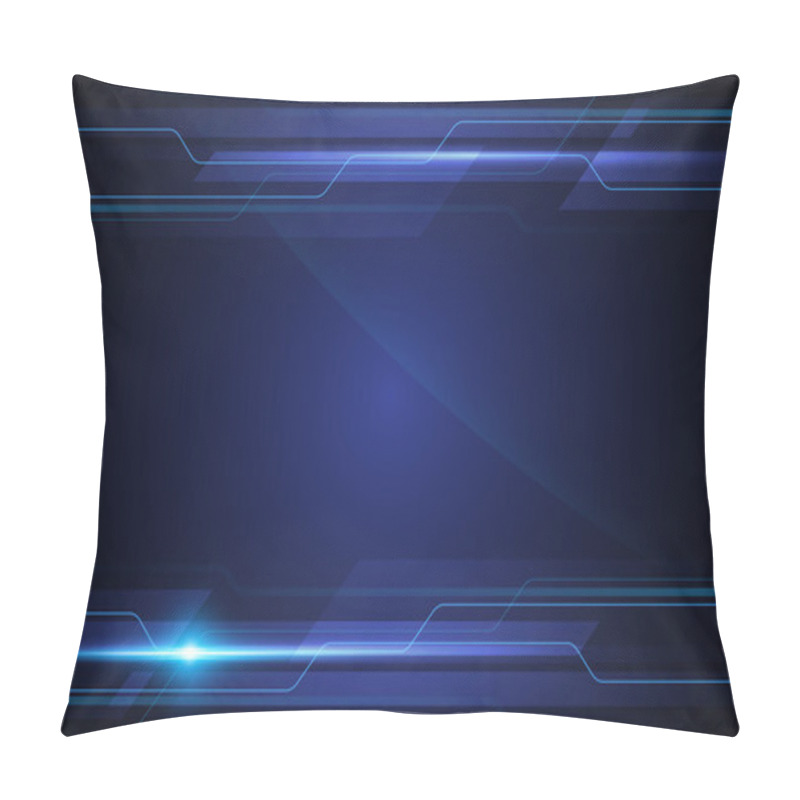 Personality  Digital Futuristic Speed Technology Background Pillow Covers