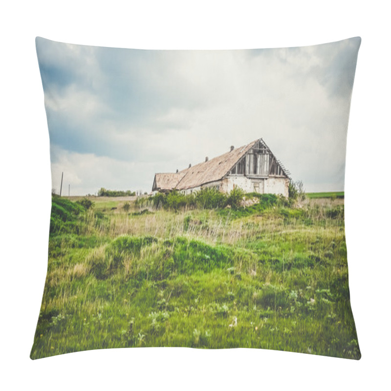 Personality  An Old Abandoned Farm Pillow Covers