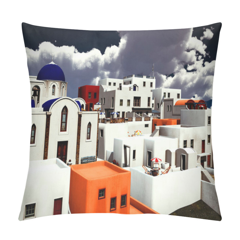 Personality  Greek Village Pillow Covers