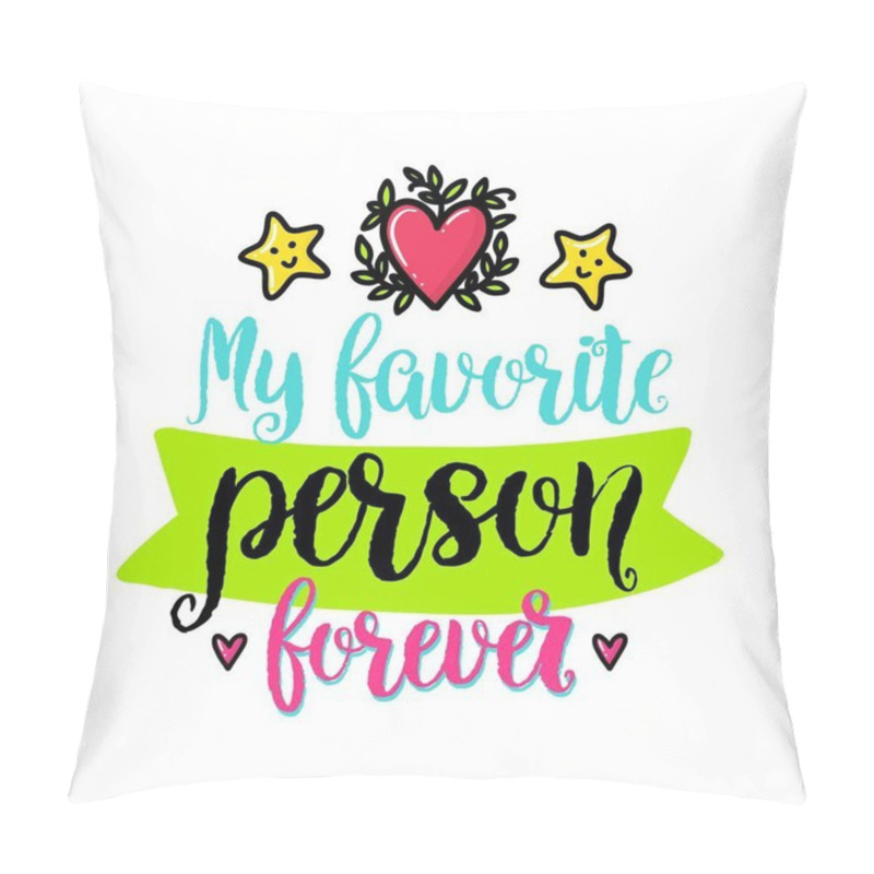 Personality  Vector Hand Drawn Lettering Poster Pillow Covers