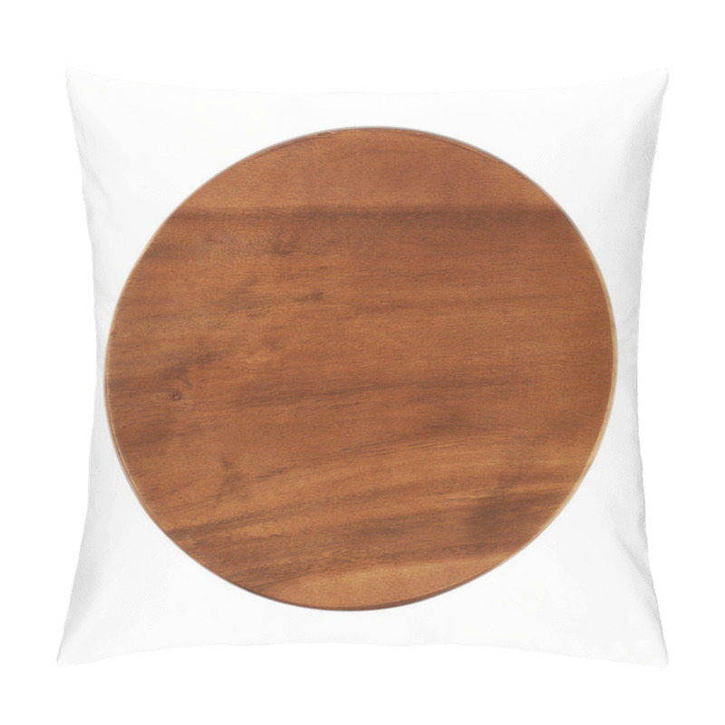 Personality  Round Wooden Tray Salver Pillow Covers