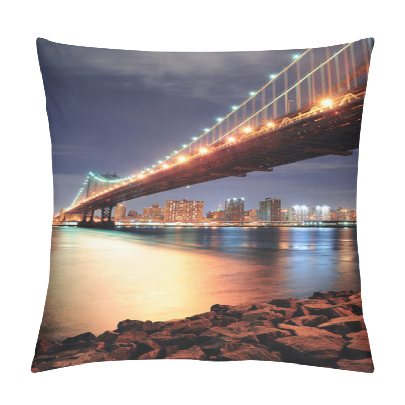 Personality  New York City Manhattan Bridge Pillow Covers