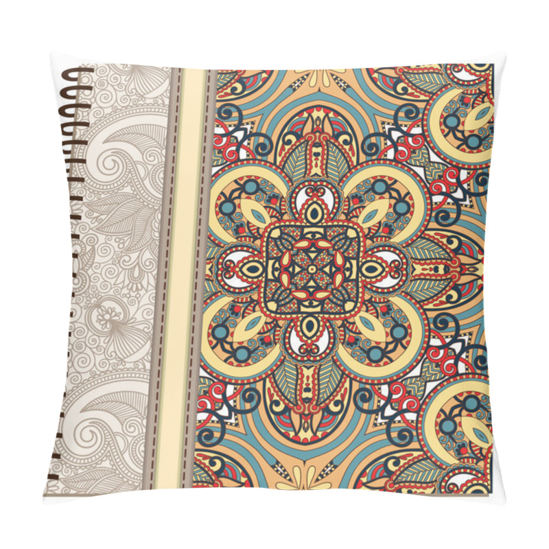 Personality  Design Of Spiral Ornamental Notebook Cover Pillow Covers