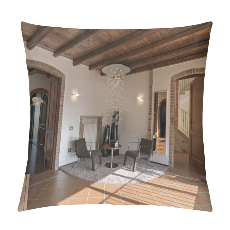 Personality  Internal View Of Modern Living Room Pillow Covers