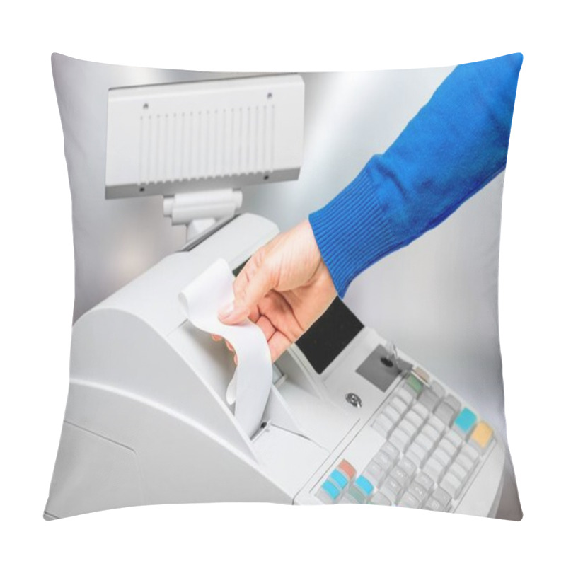 Personality  Cash Register With LCD Display And Hand Pillow Covers