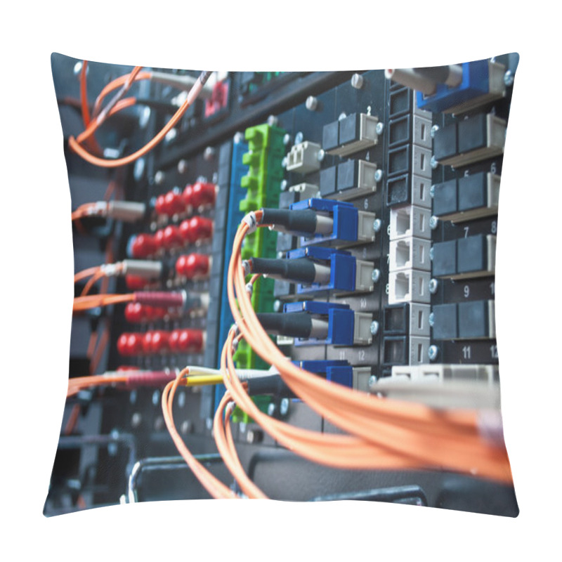 Personality  Optical Connection. Pillow Covers