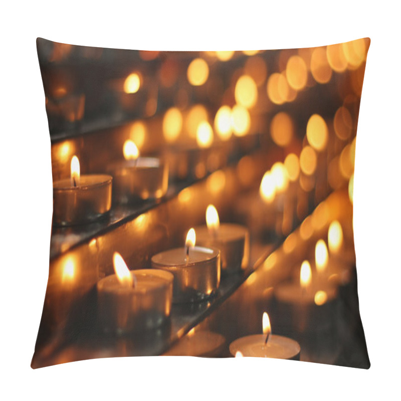 Personality  Church Candles Pillow Covers