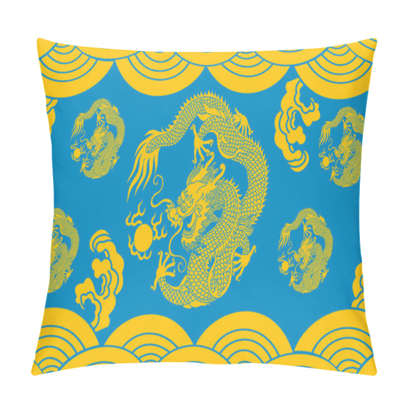 Personality  Chinese Dragon Pillow Covers