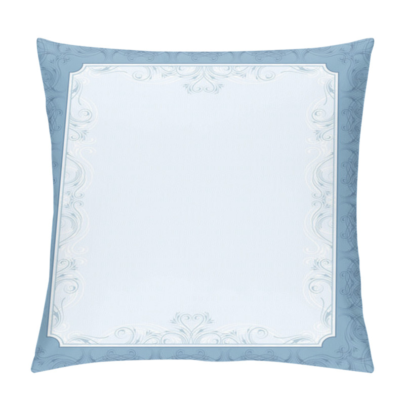 Personality  Blue Background, Vector Pillow Covers