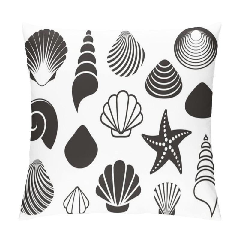 Personality  Sea Shells And Starfish Pillow Covers