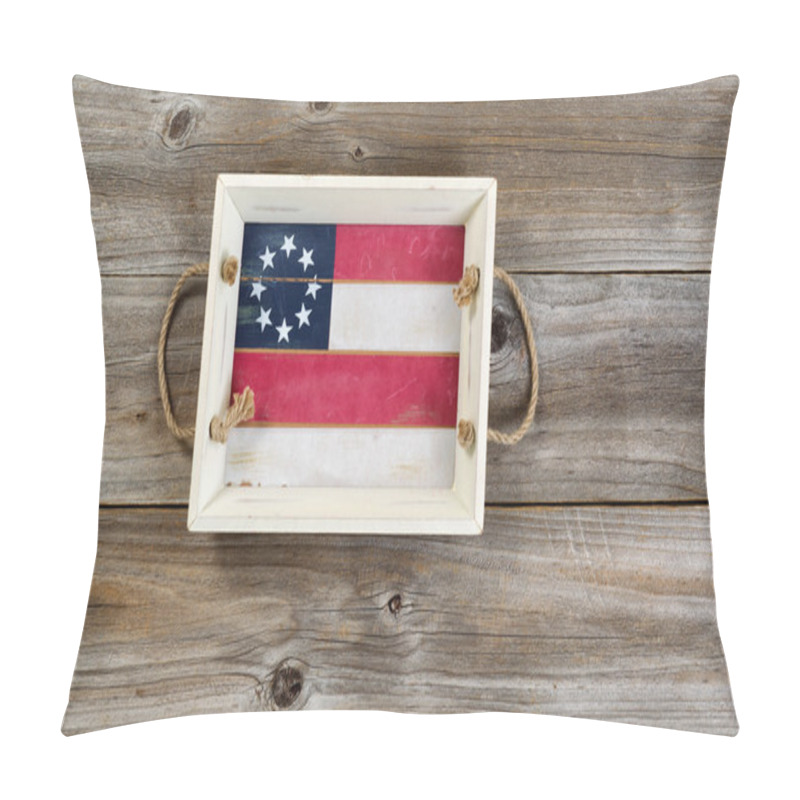 Personality  Holiday Food And Drink Server On Rustic Planks Pillow Covers