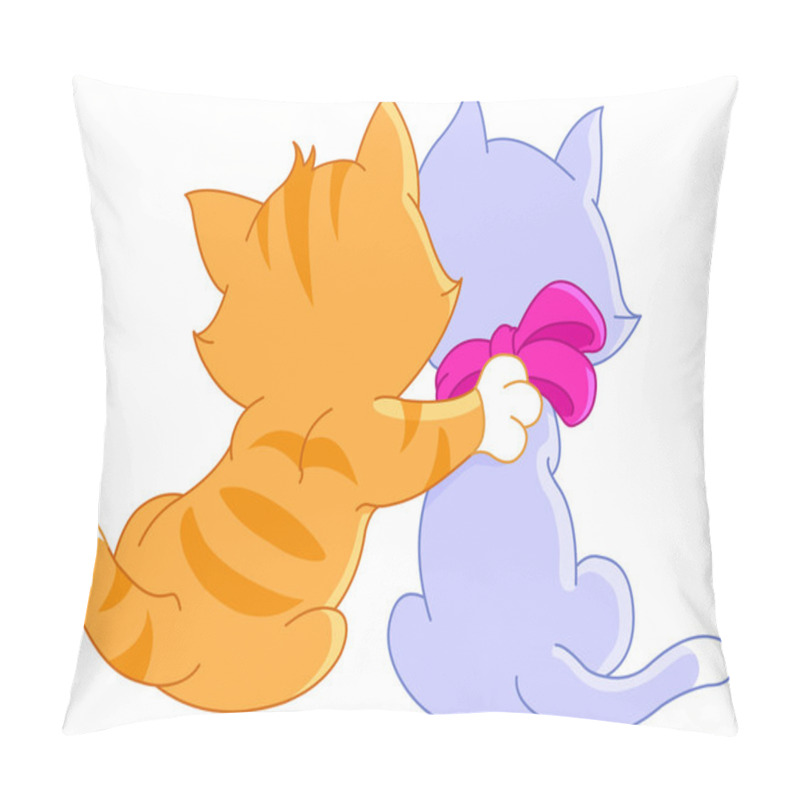 Personality  Kittens Love Pillow Covers