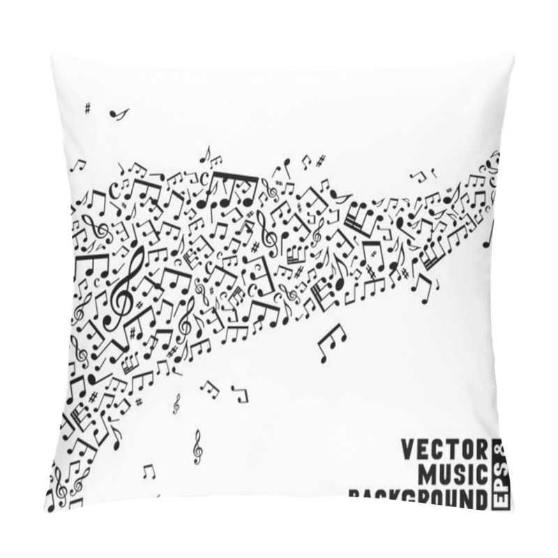 Personality  Music Background Pillow Covers