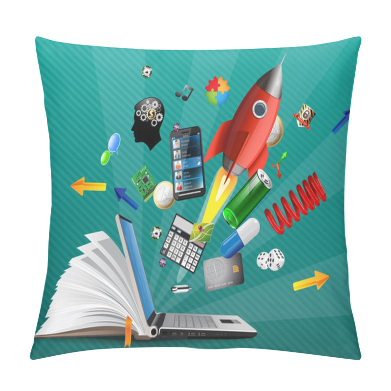 Personality  Knowledge Base - E-learning Possibilities Pillow Covers