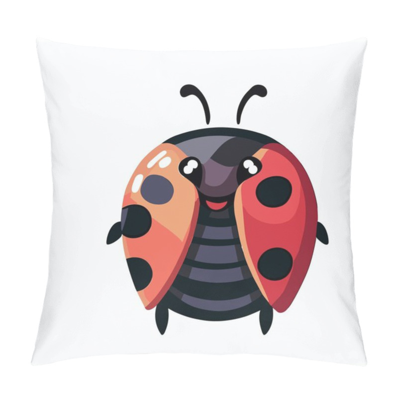 Personality  Insect, Cute Insect Vector Illustration For Bugs And Creepy,Crawly Designs Pillow Covers