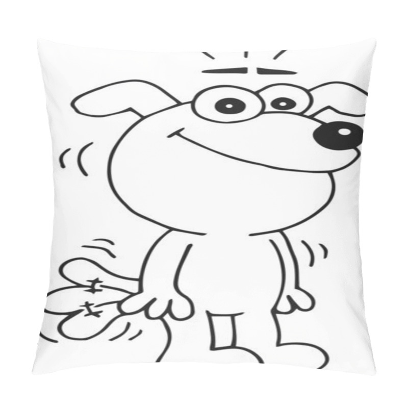 Personality  Dog Happy Pillow Covers