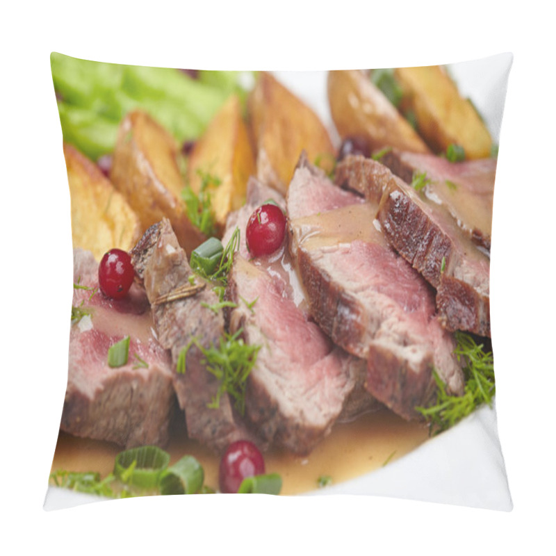 Personality  Pork Meat With Potatoes Pillow Covers