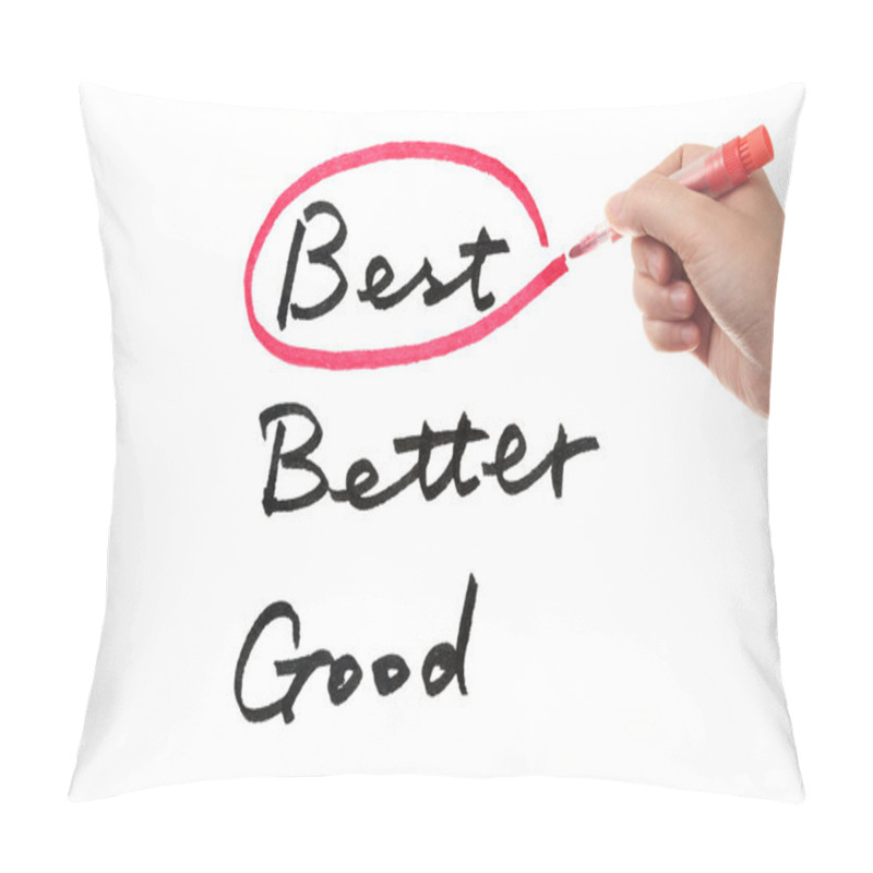 Personality  Good, Better Or Best Pillow Covers