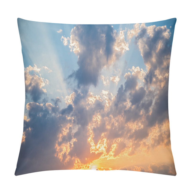 Personality  Evening Sunset Sky. Pillow Covers