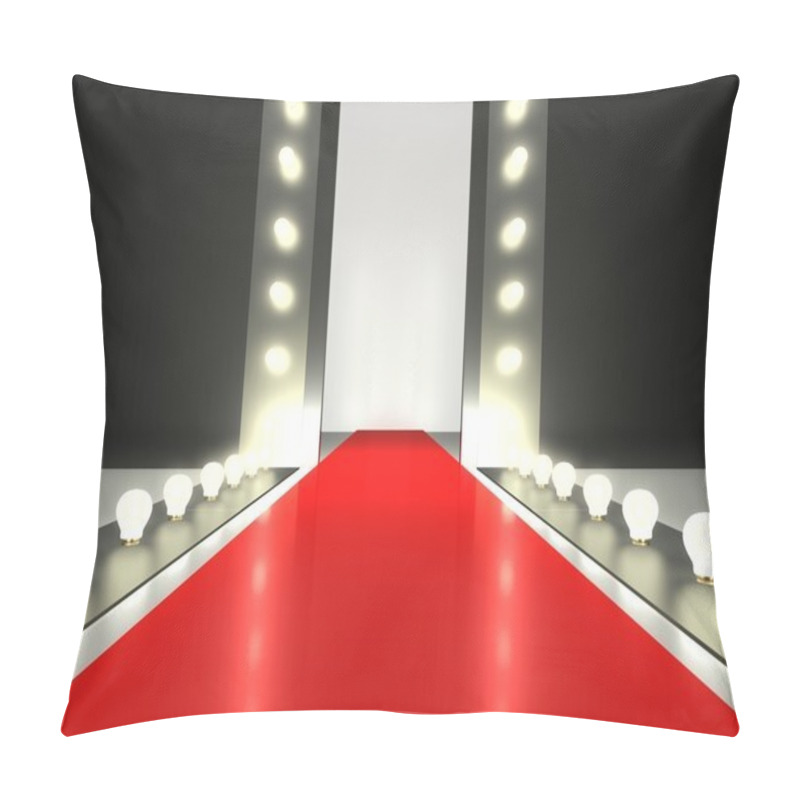 Personality  Empty Red Carpet, Fashion Runway Illuminated Pillow Covers