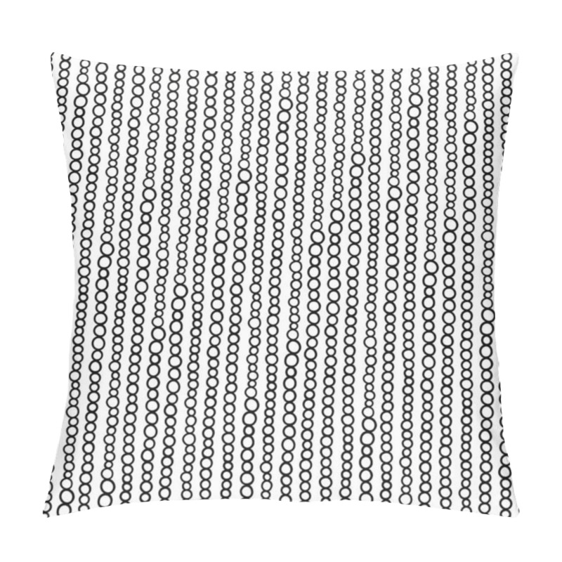 Personality  Doodle Pearls Seamless Pattern.Hand Drawn Ethnic Seamless Pattern Pillow Covers