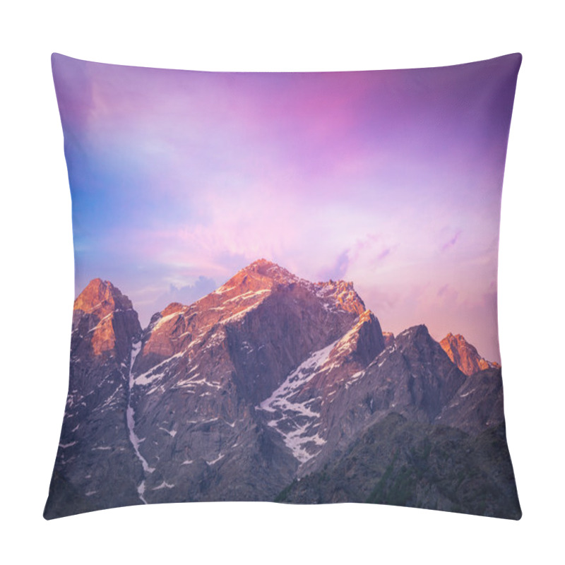 Personality  Sunset In Himalayas Pillow Covers