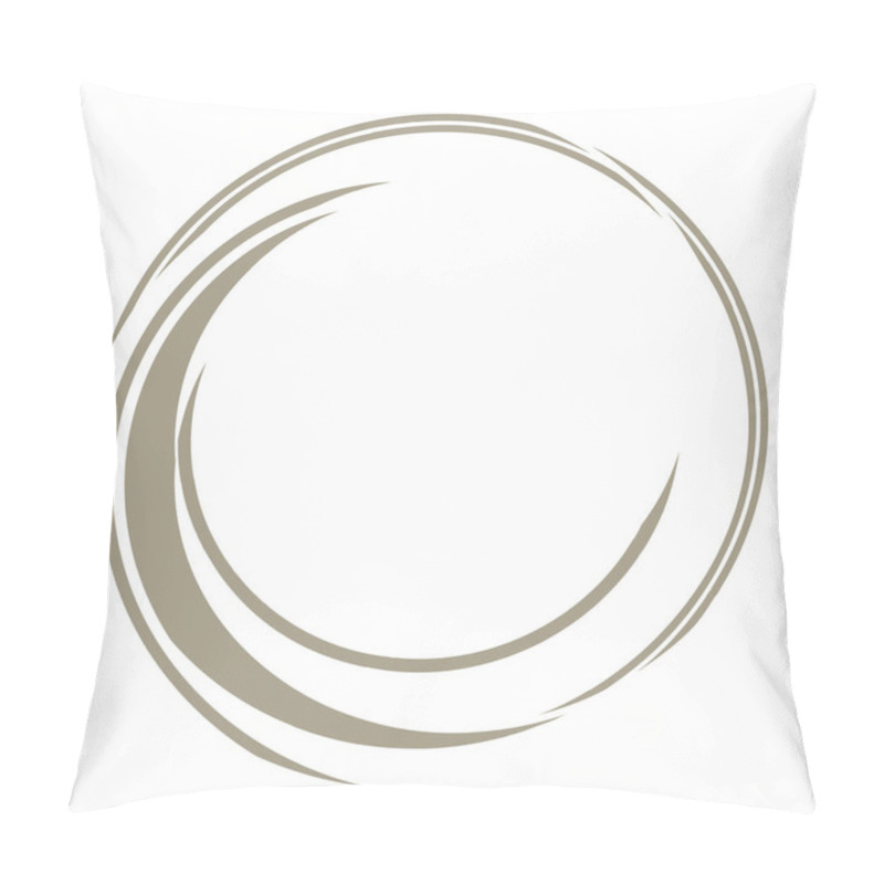 Personality  Cyber-cyberpunk, Sci-fi Geometric Circles, Rings. Hi-tech HUD Elements. Concentric, Radial Revolving Circles For Techno, Technology Themes. Circular, Round Design  Elements Pillow Covers