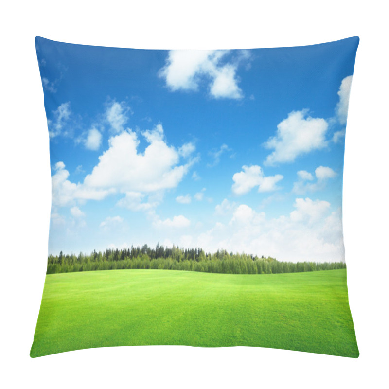 Personality  Field Of Grass And Perfect Sky Pillow Covers