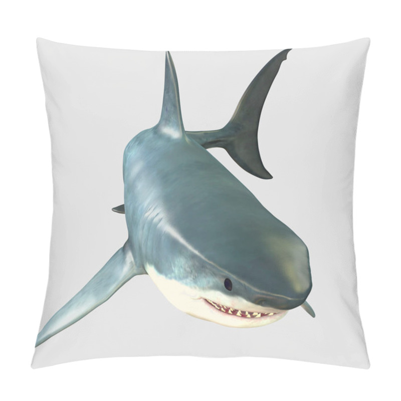 Personality  Overview Great White Shark Pillow Covers