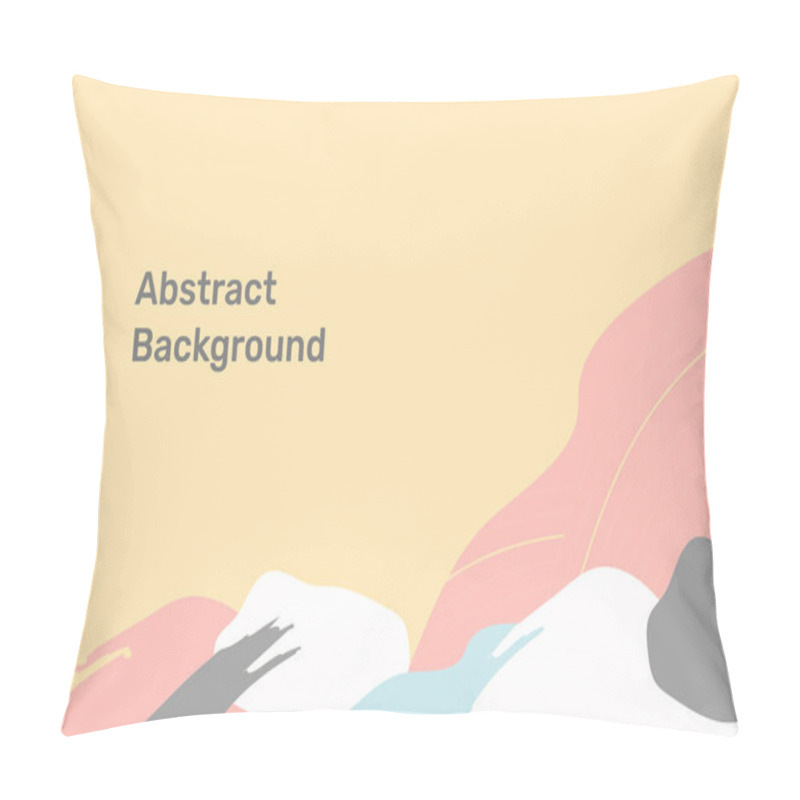 Personality  Abstract Topographic Patterned Background Vector Pillow Covers