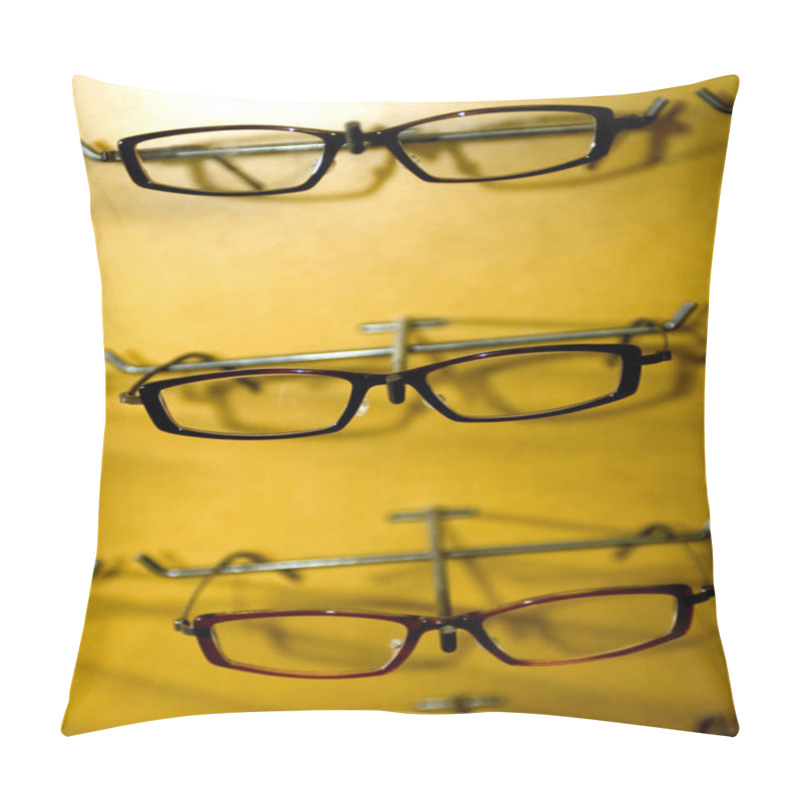 Personality  Eyeglasse Frames On Wall Display Pillow Covers