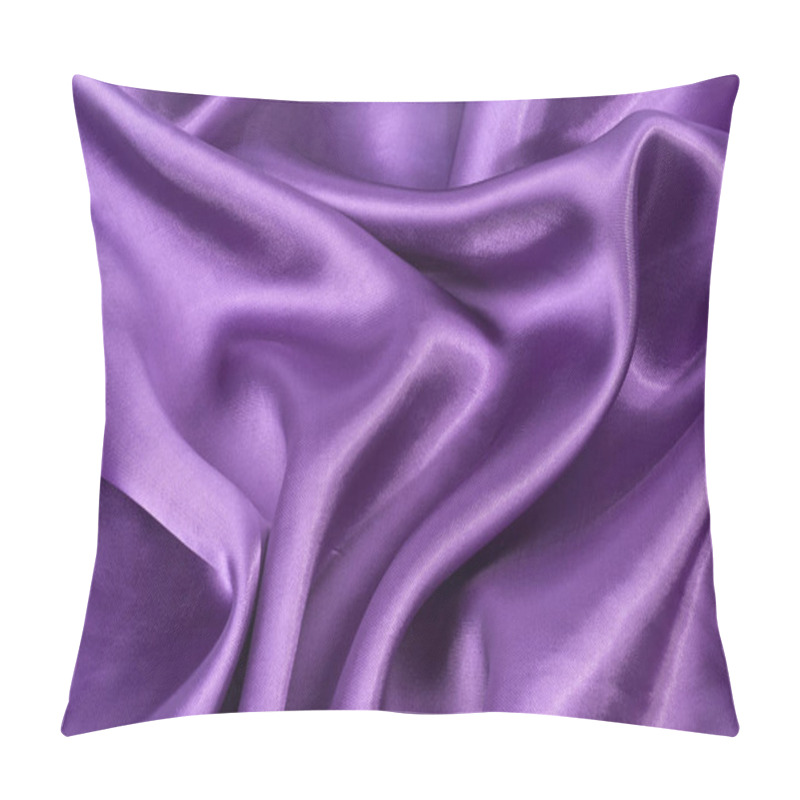 Personality  Silk Background, Texture Of Violet  Shiny Fabric, Close Up Pillow Covers