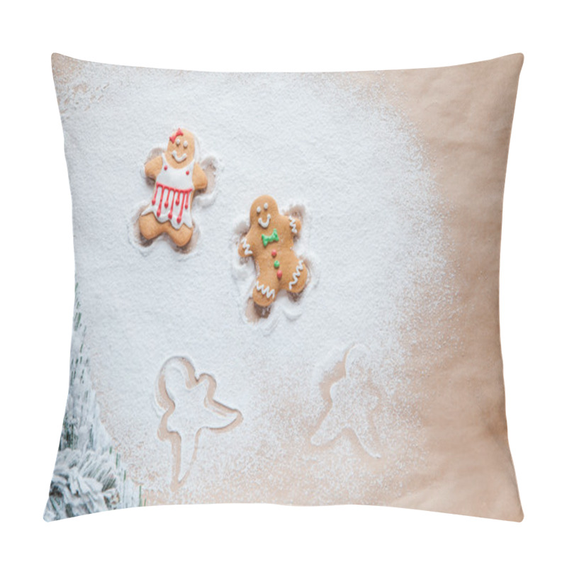 Personality  Gingerbread Cookie Men Pillow Covers