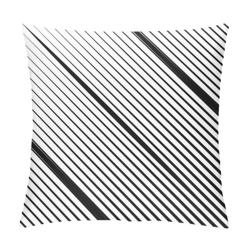 Personality  Dynamic Diagonal, Oblique, Slanted Lines, Stripes Geometric Patt Pillow Covers