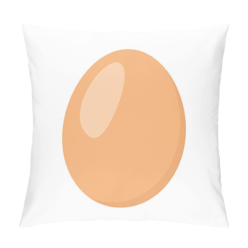 Personality  Hen Egg Icon, Symbol Of Easter, Spring - Vector Illustration Pillow Covers