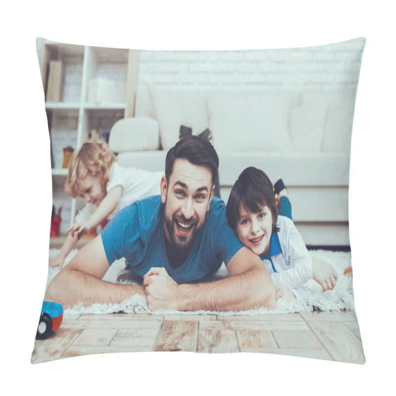 Personality  Holidays. Spends Time. Have A Good Time. Boy. Have Fun. Son. Plays Games. Happy Together. Smiling Kid. Father. Leisure Time. Man. Smile. Home Time. Toys. Teddy Bear. Cars. Happiness. Pillow Covers