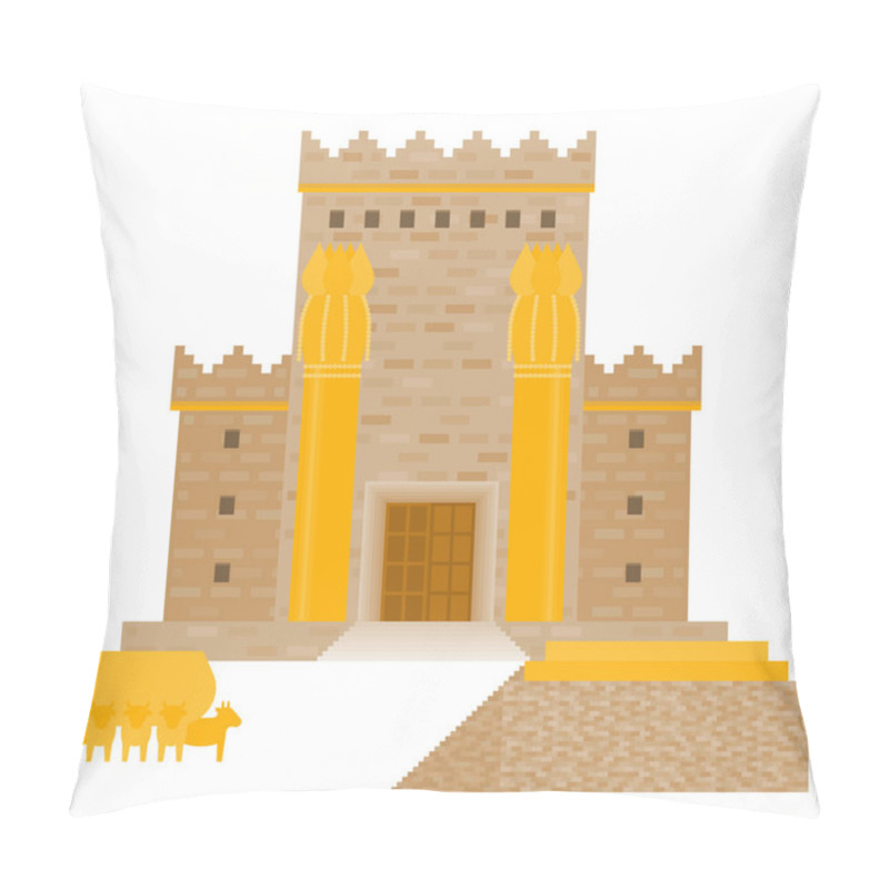 Personality  King Solomon's Temple Pillow Covers