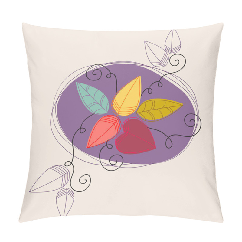 Personality  Cute Autumn Illustration Pillow Covers