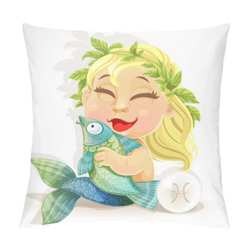 Personality  Baby Zodiac - Sign Pisces Pillow Covers