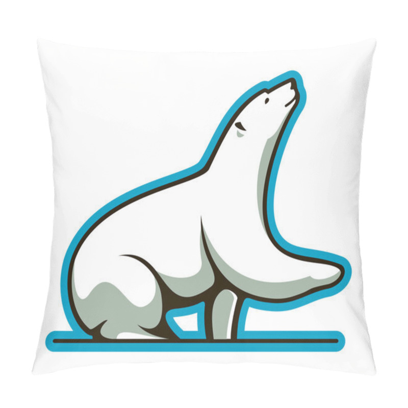 Personality  Polar Bear Pillow Covers