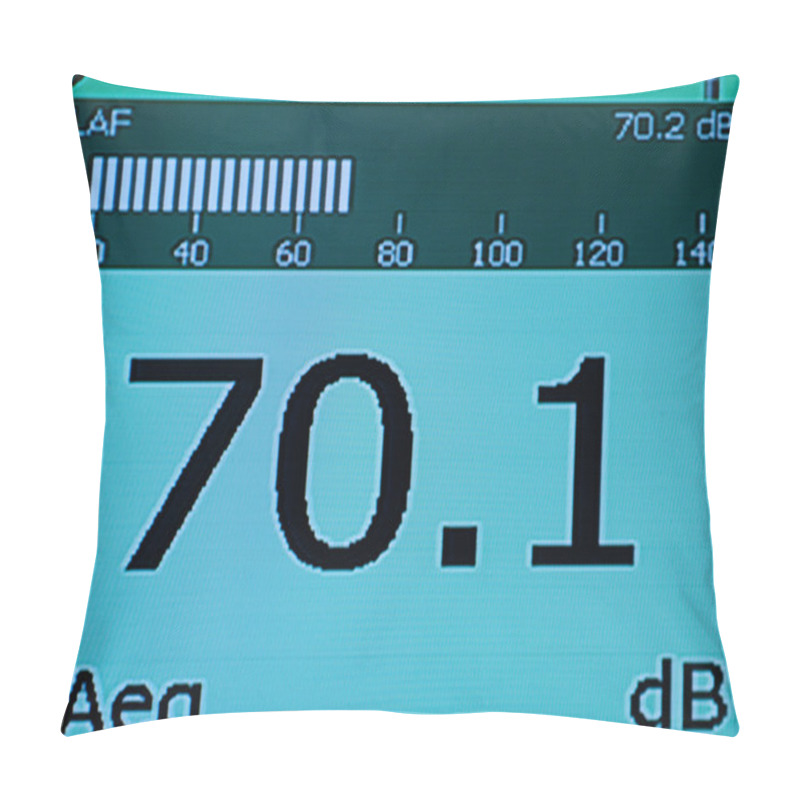 Personality  Noise Mesauring Device Display Pillow Covers