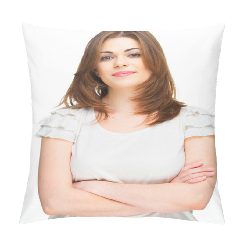 Personality  Casual Style Dressed Woman Portrait Pillow Covers