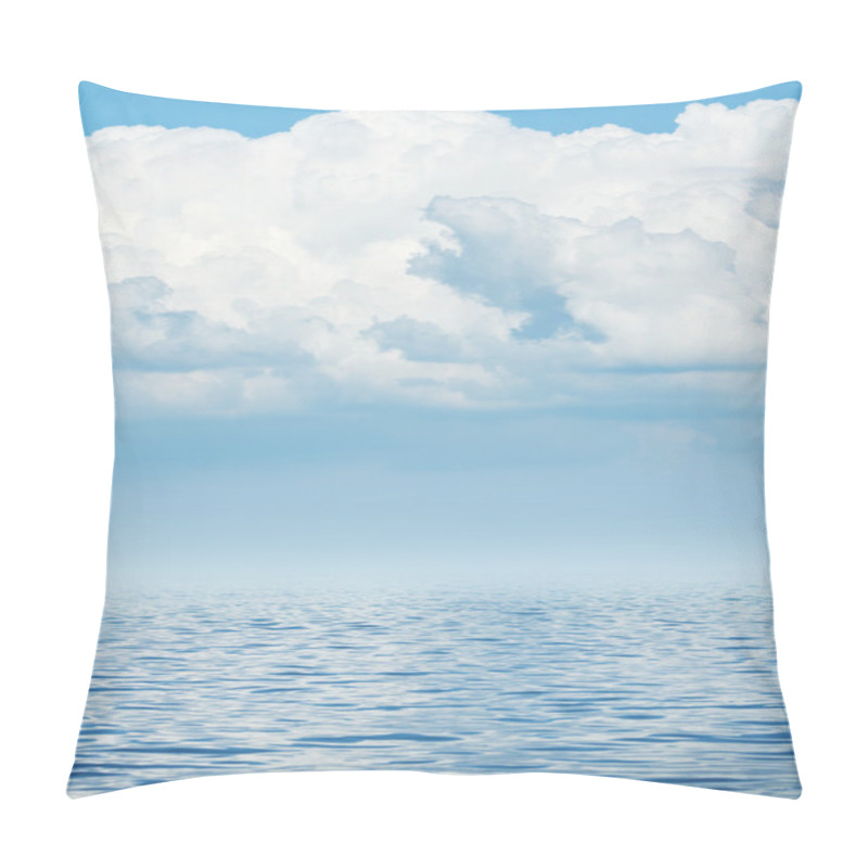 Personality  Sea Horizon With Cloudy Sky Pillow Covers